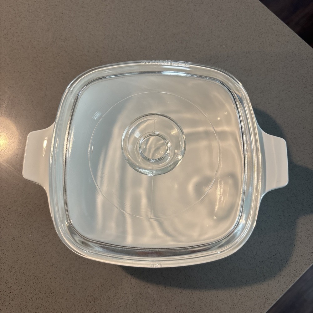 Vintage Corning Ware Blue Cornflower P-1-B 1 qt with Glass Pyrex Lid - Picture 2 of 7